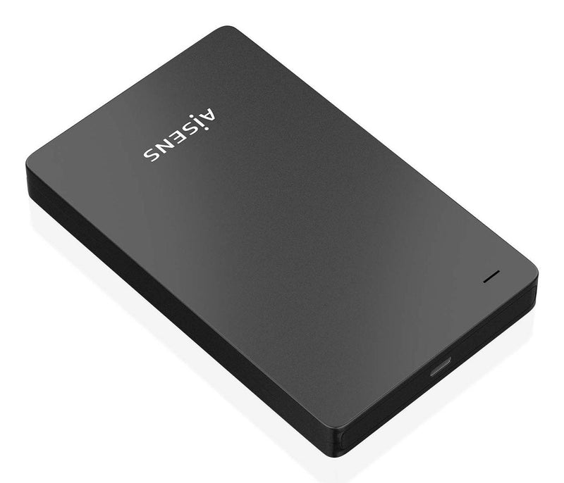 Aisens External Enclosure 2,5&QUOT, ASE-2542B 9.5MM SATA a USB-C USB 3.1 GEN1, Black