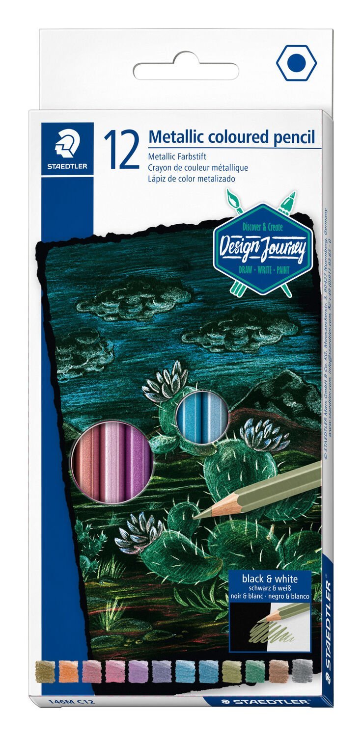 Staedtler Pencil Colour 146M Hexagonal Soft 146M C12 12 Pieces