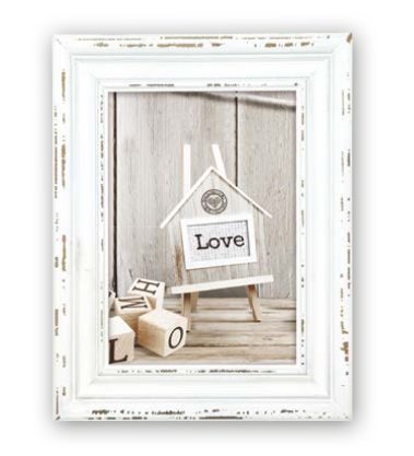 Zep Frame Wood Rivoli White 15X20 SY968W