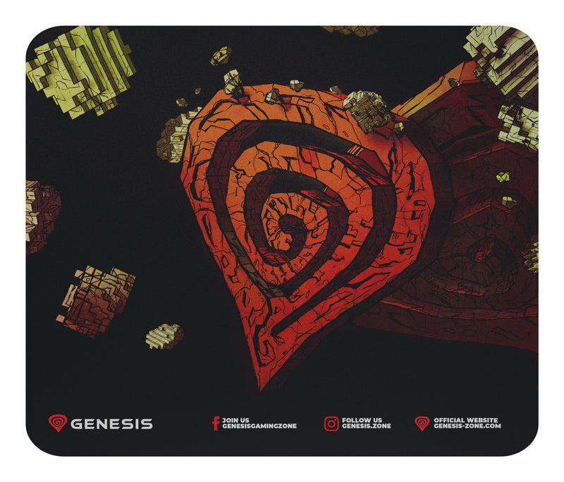 Genesis Rug Mouse - Rug Mouse Piedra Antigua Genesis, 250 X 210MM, Multicolour