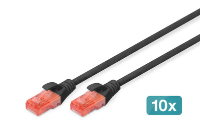 Digitus Cabe Connection CAT.6 U/UTP- Lszh, 10 Pieces — image 1