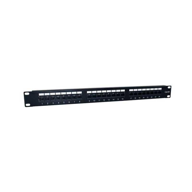 2LAN Patch Panel 19 CAT.6A 24 Ports UTP