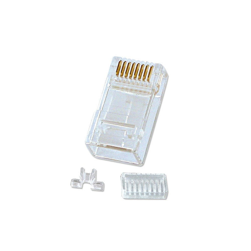 Lindy RJ-45 Connector, 10PK Connector RJ-45 8-PIN CAT.6 Transparent