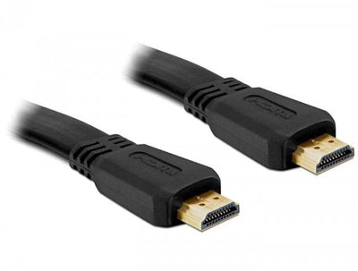 Delock HDMI Cable Flat With Ethernet M/M 5M 4K, 120 HZ — image 1