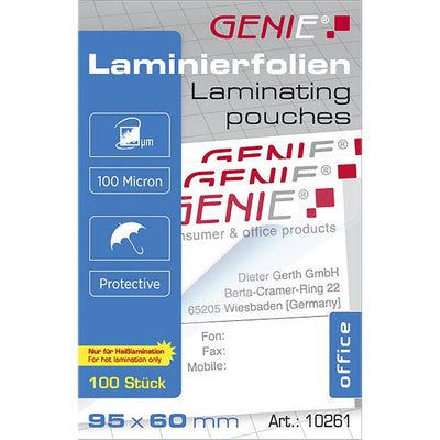 Genie 100 Bags Laminadas Formato Card Presentación - Láminas — image 1