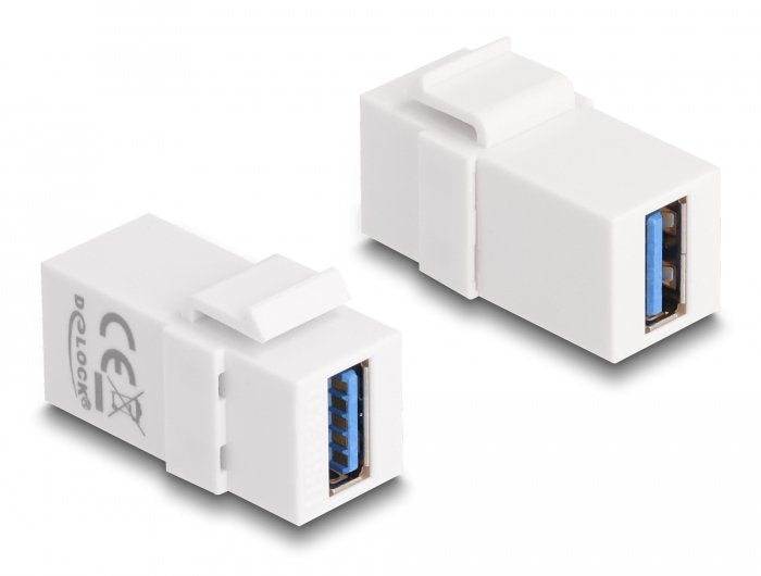 Keystone Modul USB 5Gbps a Buchse Zu USB 5Gbps a Buchse Blanco (1:1)