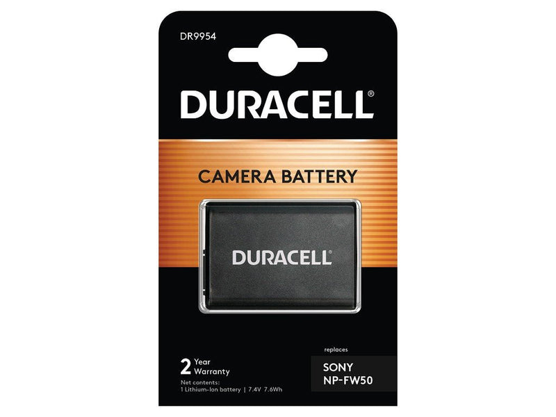 Duracell Digital Camera Battery 7.4V 1030MAH Duracell Replacement Sony NP-FW50 DR9954