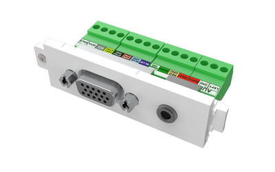 Vision TC3 VGAF3.5MM Socket Power VGA + 3,5MM White — image 1