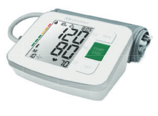 Medisana Bu 512 Tensiómetro Automatic White 2 Usuario(s), Lcd, Aa
