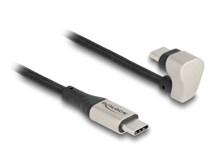 Delock USB 2.0 USB Cable Type-c Male a Male 180° Angular 1M