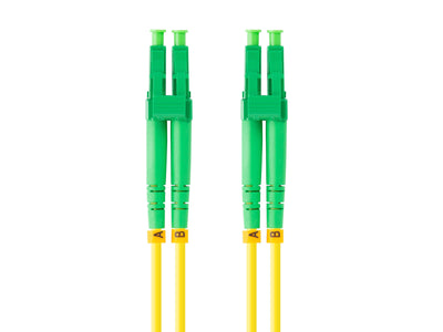 Lanberg Cable Fibre Optic 1M Mono Lc/Apc-lc/Apc Duplex G657A1 Lszh Yellow — image 1