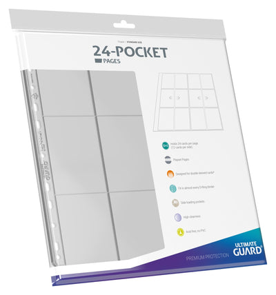 Ultimate Guard Folder Transparent 24 Bolsillos And Cuatro Filas Páginas Charging Side (10) — image 1
