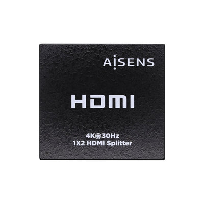 Aisens HDMI Duplicador 4K@30HZ 1X2 With Power - Black — image 1