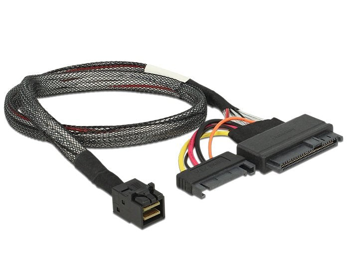 Delock Cable SFF-8643 Male U.2 SFF-8639 + SATA 50CM
