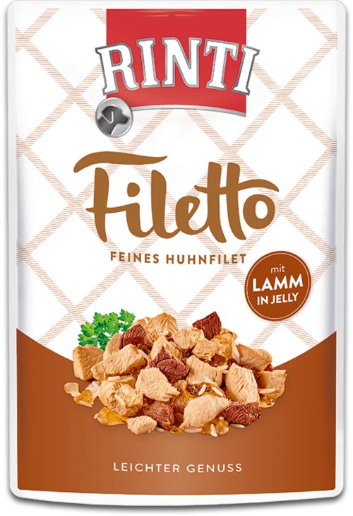 Rinti Filetto Chicken Fillet With Lamb - Comida Húmeda Perros - 100G