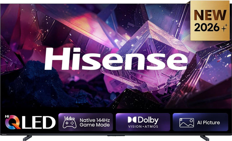 Hisense TV 100 (3840X2160) 100E7DS Pro Smart TV 4K Hi-qled 6MS 144HZ HDMI USB Hdr Wi-Fi Bluetooth Black Grey