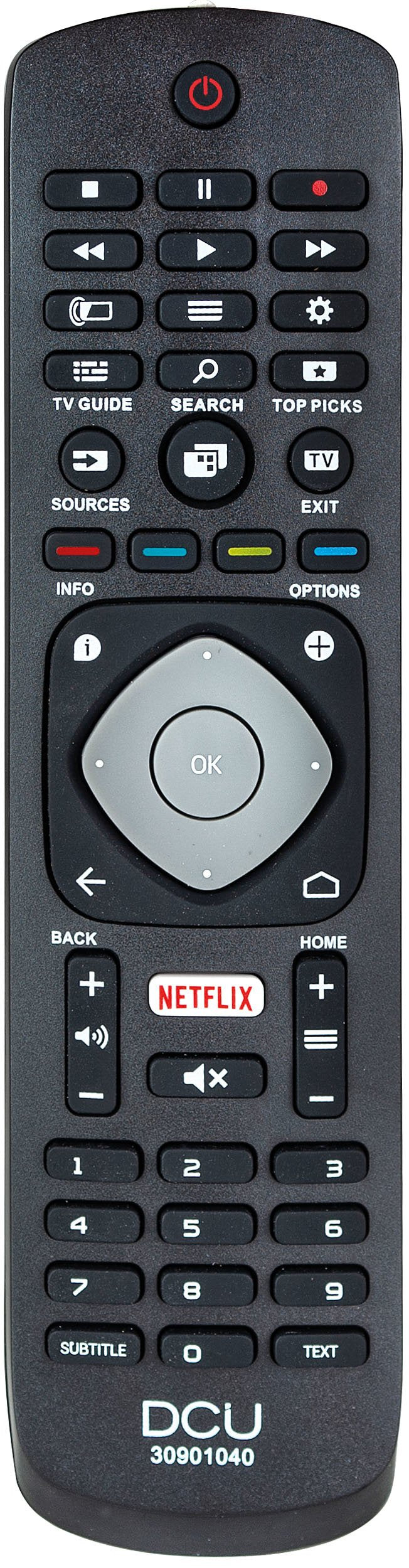 Dcu 30901040 Remote Control Universal Tvs Philips LCD/LED