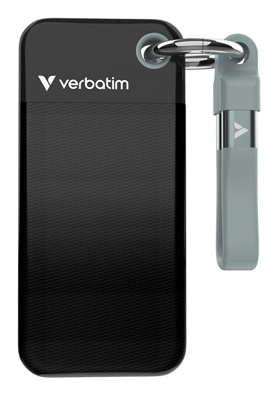 Verbatim Pocket SSD 2TB USB Type-c 3.2 Gen 2 (3.1 Gen 2) Black Grey — image 1
