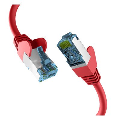 Efb RJ45 Network Cable With CAT.7 Rohcable Red 30M — image 1