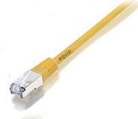 Equip Network Cable CAT.5E Sf/UTP 2x RJ45 10.00M Yellow Polybeutel — image 1
