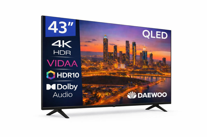 Daewoo TV 43 QLED 4K UHD 43VB56QV Smart TV