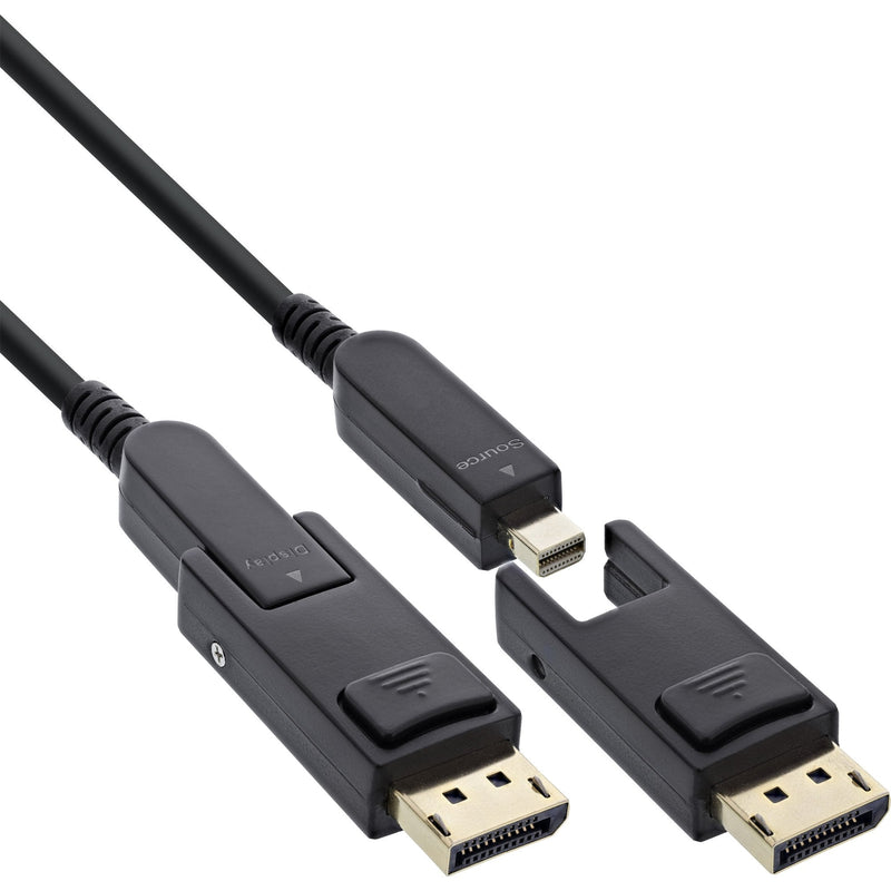Inline® DisplayPort 1.4 Aoc Cable 8K4K, DisplayPort Plug Detachable 30M