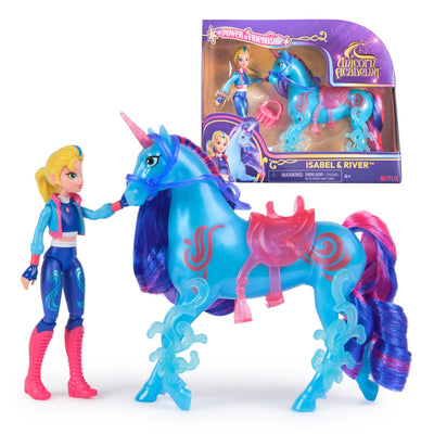 Spin Master Unicorn Academy - Isabel And Unicorn River, Figure Toy With Melena, Cola And Brush Reales 6072676 — image 1