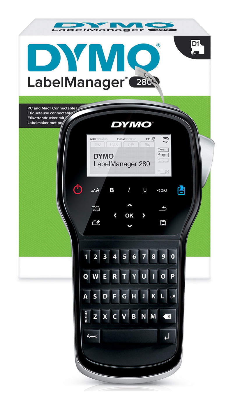 Dymo Labelmanager ™ 280 Qwertz German (labelmanager 280 Qwertz - 6MM/9MM/12MM Tapes)