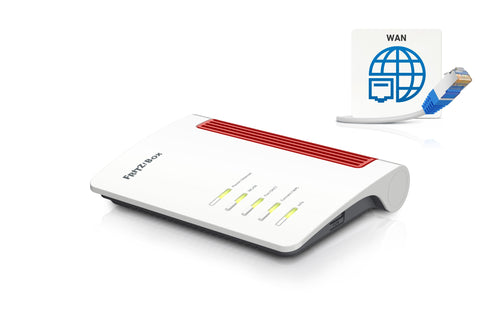 Box 4050 Router Wireless Gigabit Ethernet Double Band (2,4GHZ 5GHZ) Black White — image 1