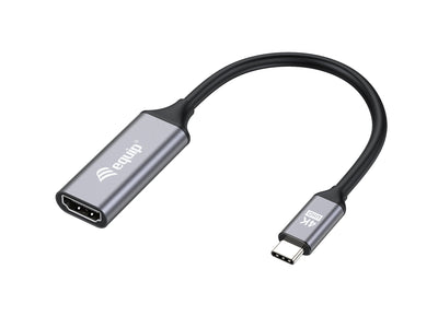 Equip 133491 Adapter USB-C - HDMI 2.0 4K60HZ 0.15M Black Grey — image 1