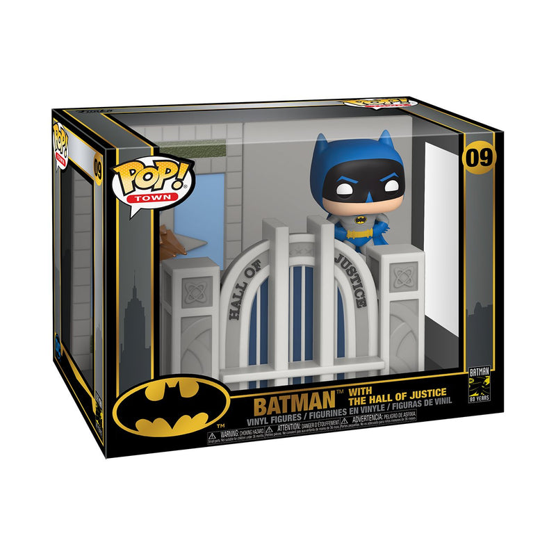 Figura Pop DC Comics Batman 80TH Hall De Justice Con Batman