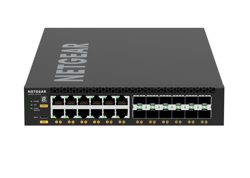 NETGEAR Switch M4350-12X12F Gestionado L3 10G Ethernet (100/1000/10000) 1U Black