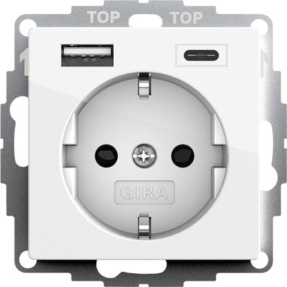 Gira Socket Power With USB Connection — image 1