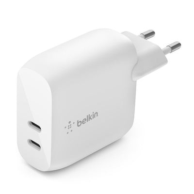 Belkin Power Adapter 40 Watts Fast Charge, PD 3.0 2 Connectors Output (2 Usb-c) — image 1