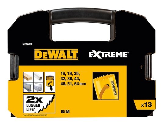 Dewalt DT90350-QZ Saw Corona Drill 9 Pieces