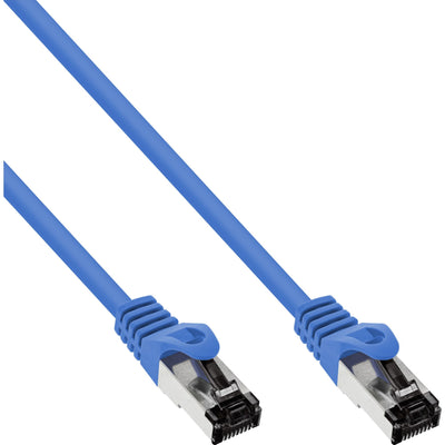 Inline Network Cable S/FTP Pimf CAT.8.1 Libre Halógenos 2000MHZ Blue 0,5M — image 1