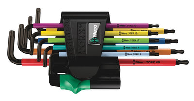 Wera 967/9 Tx Bo Multicolour 1 Winkelschlüsselsatz, 9-TEILIG, Schraubendreher 05024335001 — image 1