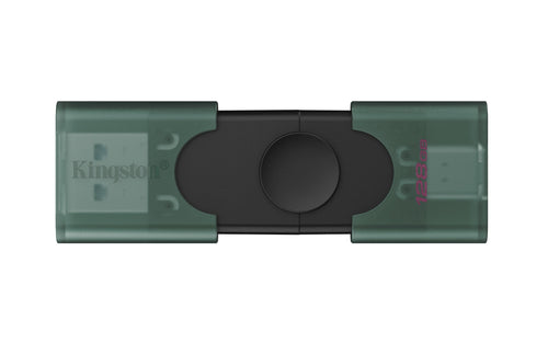 Kingston USB Flash Drive 128GB Datatraveler USB-A + USB-C 3.2 Gen 1 DUOG2 — image 1