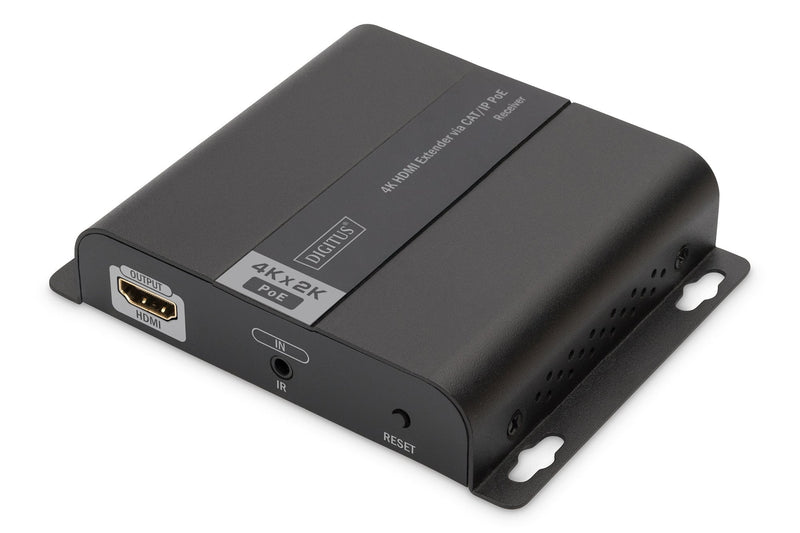 Digitus Set Extensor HDMI 4K PoE 120M Unit Receptora Black