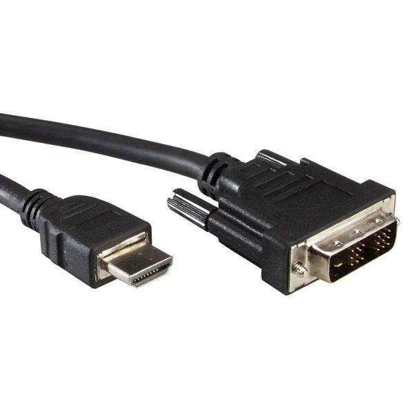 Value DVI - HDMI 1M HDMI Type a Standard Black