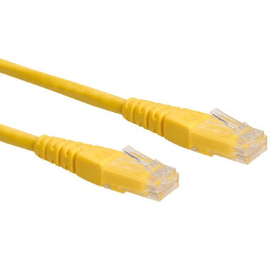 Roline Network Cable KAT.6 Class And UTP Yellow 1M — image 1