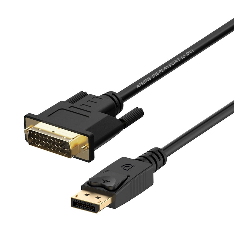Aisens Cable DisplayPort a DVI - DP/M-DVI/M - 2M - Black