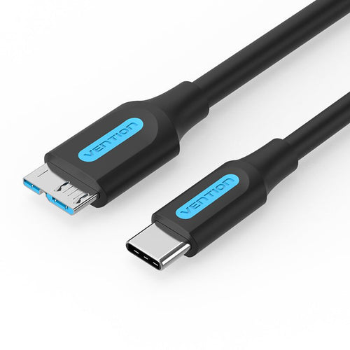 Vention USB Cable 3.0 Cqabf Microusb Male USB Type-c Male 5Gbps 1M Black — image 1