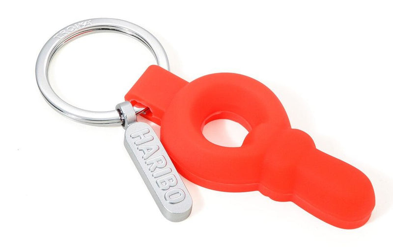 Troika Keyring Haribo Schnuller Red
