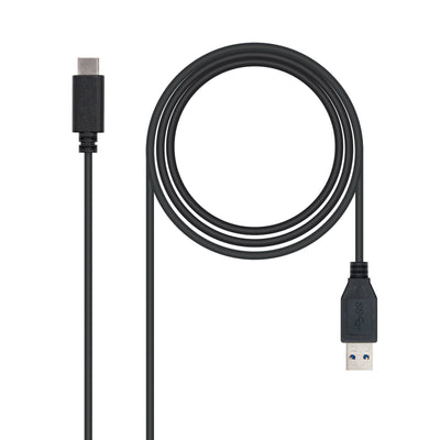 Nanocable USB Cable -c 3.1 Gen 2 10Gbps Male a USB-A Male 1M — image 1