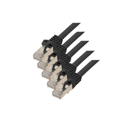 S-conn RJ45-RJ45, M-m, 0.5M Network Cable Black 0,5M CAT.7 S/FTP (s-STP) — image 1