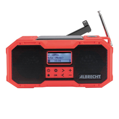 Albrecht Radio Dr 112 Digital Black Red — image 1