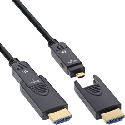 Inline® HDMI Aoc Cable Ultra High Speed Hdmi, 8K4K, Detachable Plug, 25M — image 1