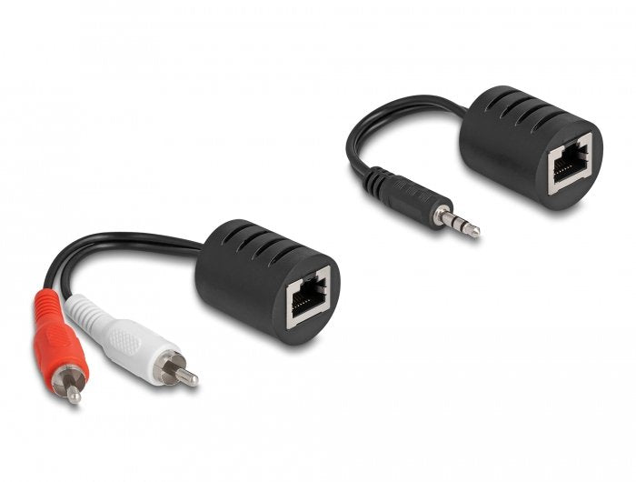 Delock 87859 Cable Audio RJ-45 Rca + 3,5MM Black Red White