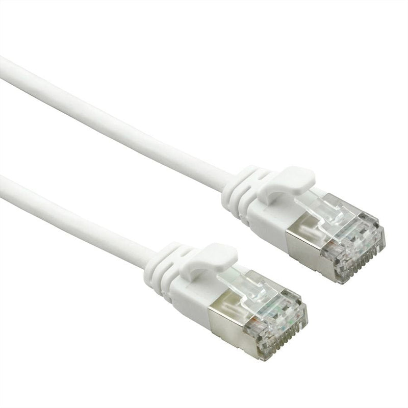 Roline U FTP Datacenter Network Cable CAT.6A (class Ea), Lsoh, Slim, Blanco 0,5M